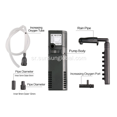 Сунсун мултифункционална потопљена пумпа за филтрирање